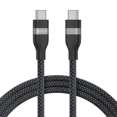 Anker USB-C to USB-C Cable 240W (Upcycled-Braided) (1.8m/6ft) -Black