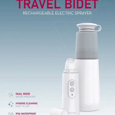 Moxedo Portable Travel Bidet - Grey/White