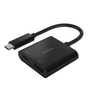 Belkin USB-C To HDMI + Charge Adapter - Black