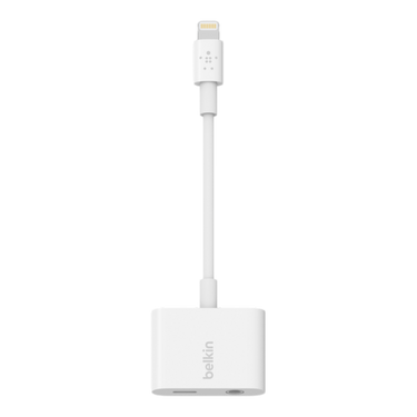 Belkin 3.5 MM Audio + Charge RockStar - 4" - White