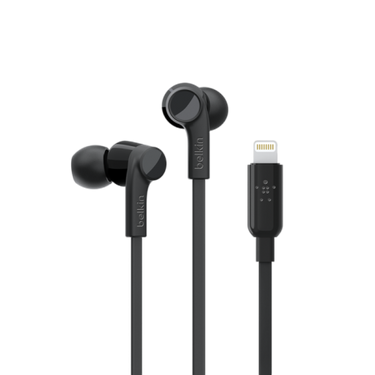 Belkin Rockstar Headphones with Lightning Connector Black