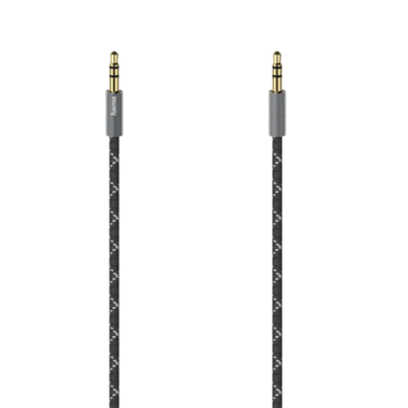 Hama 3.5 mm Audio Cable 1.5 m - Metal Gold-Plated