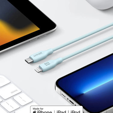 Anker 542 USB-C to Lightning Cable (Bio-Based) (0.9m/3ft) -Blue