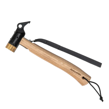 Naturehike Camping hammer with solid wood handle - Wood