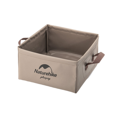 Naturehike H030 foldable square bucket 13L - Light Brown