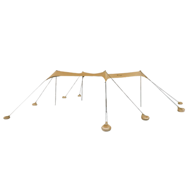 Naturehike UPF 50+ beach tarp with 4 poles - Khaki
