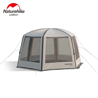 Naturehike Hexagonal Inflatable Canopy Air Pole Bower - Quicksand Gold (380*330*210)