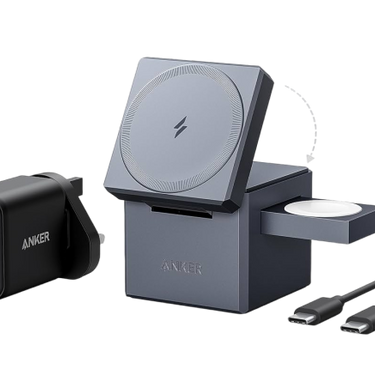 Anker 3-in-1 Cube with MagSafe Gray