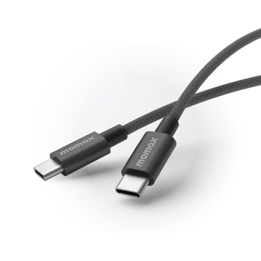 MOMAX ELITE 60W USB-C TO USB-C CABLE 1.5M Black