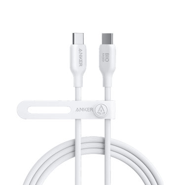 Anker 544 USB-C to USB-C Cable Bio-Based 3 Ft - White