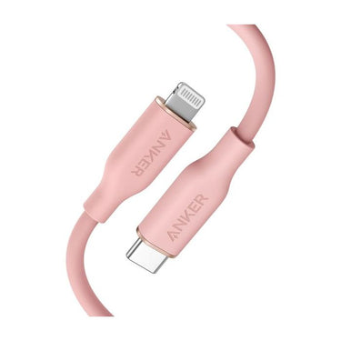 Anker PowerLine III Flow USB-C with Lightning Connector 3ft - Pink