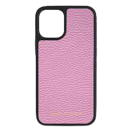 Michael Louis Pebbled Leather Case iPhone 12 / 12 Pro-Pink