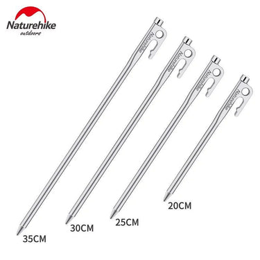 Naturehike Large stainless steel tent peg 20CM - Silver