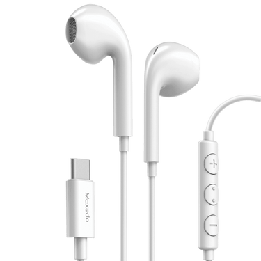 Moxedo Mono Stereo Type-C Earphone - White