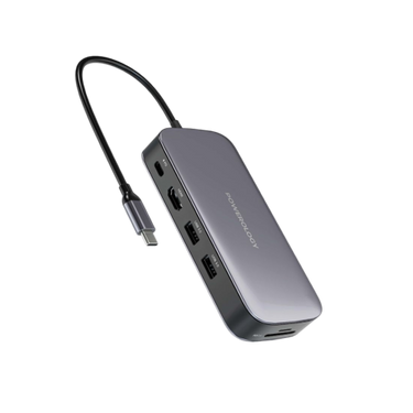 Powerology 256GB USB-C Hub & SSD Drive All-in-one Connectivity & Storage