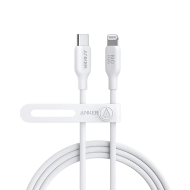 Anker 542 USB-C to Lightning Cable (Bio-Based) (0.9m/3ft) -White