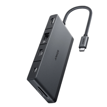 Anker 552 USB-C Hub (9-in-1, 4K HDMI) Black